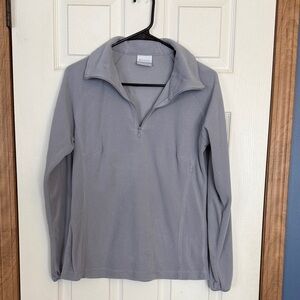 Columbia Light Gray Fleece Jacket